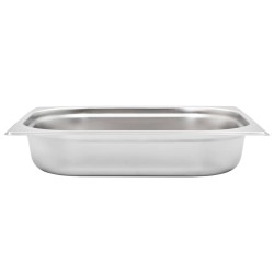 Contenitori Gastronorm 4 pz GN 1/2 65 mm in Acciaio Inox