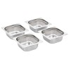 Contenitori Gastronorm 12 pz GN 1/6 65 mm in Acciaio Inox