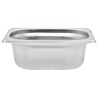 Contenitori Gastronorm 12 pz GN 1/6 65 mm in Acciaio Inox