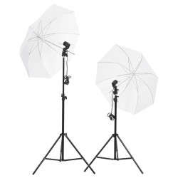   Kit per Studio Fotografico con Set Luci, Fondale e Riflettore