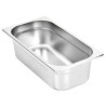 Contenitori Gastronorm 8 pz GN 1/3 100 mm in Acciaio Inox