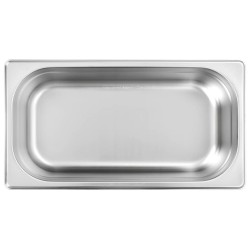 Contenitori Gastronorm 8 pz GN 1/3 100 mm in Acciaio Inox