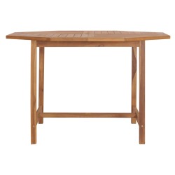   Tavolo Pranzo da Giardino Ø110x110x75 cm Legno Massello di Teak