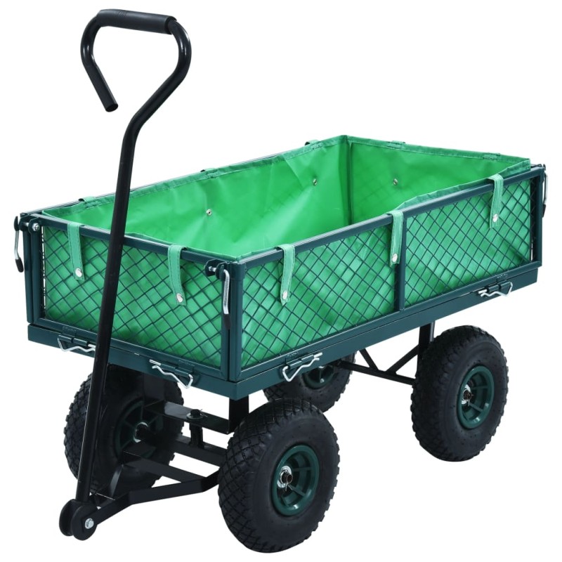 Carrello a Mano da Giardino Verde 250 kg