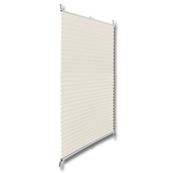 Tenda plissè 90x125cm Crema