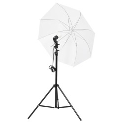   Kit per Studio Fotografico con Set di Luci e Fondale