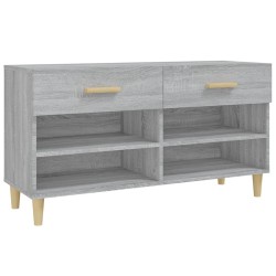   Scarpiera Grigio Sonoma 102x35x55 cm in Legno ingegnerizzato