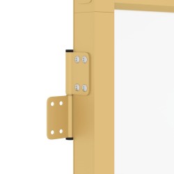 Porta Interni Sottile Oro 76x201,5cm Vetro Temperato Alluminio