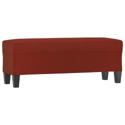 Panca Rosso Vino 100x35x41 cm in Similpelle