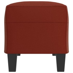 Panca Rosso Vino 100x35x41 cm in Similpelle