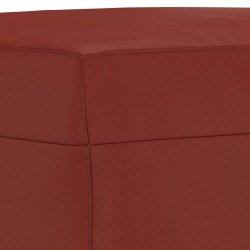 Panca Rosso Vino 100x35x41 cm in Similpelle