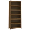   Libreria Marrone Miele 80x35x183 cm in Legno Massello di Pino