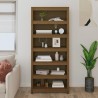   Libreria Marrone Miele 80x35x183 cm in Legno Massello di Pino