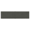    Pannelli Murali 12 pz Grigio Scuro 60x15 cm Velluto 1,08 m²