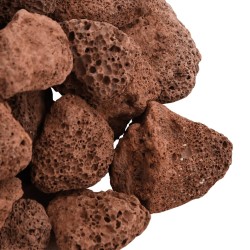 Rocce Vulcaniche 10 kg Rosse 3-5 cm