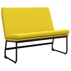   Panca Giallo Chiaro 100x75x76 cm in Tessuto