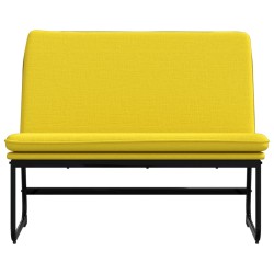   Panca Giallo Chiaro 100x75x76 cm in Tessuto