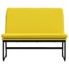   Panca Giallo Chiaro 100x75x76 cm in Tessuto