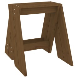   Sgabelli 2 pz Miele 40x40x45 cm in Legno Massello di Pino