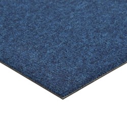 Quadrotte di Moquette 20 pz 5 m² 50x50 cm Blu Scuro