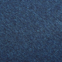 Quadrotte di Moquette 20 pz 5 m² 50x50 cm Blu Scuro