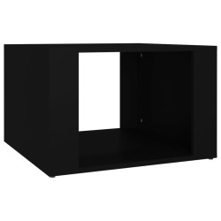 vidaXL Comodino Nero 57x55x36 cm in Legno ingegnerizzato