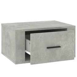 vidaXL Comodino a Muro Grigio Cemento 50x36x25 cm