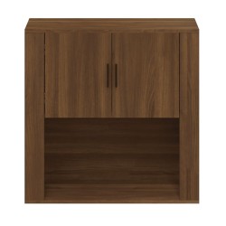 vidaXL Armadietto a Muro Rovere Marrone 80x33x80 cm Legno ingegnerizzato