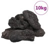 Rocce Vulcaniche 10 kg Nere 10-30 cm