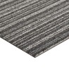 Quadrotte di Moquette 20 pz 5 m² 50x50 cm Antracite a Strisce