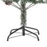 Albero di Natale Innevato con LED e Pigne 195 cm in PVC e PE