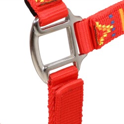 Collare da Testa per Cavallo 2 pz in Nylon Taglia Full Rosso