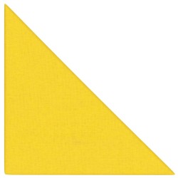 Pannelli Murali 12 pz Giallo chiaro 30x30 cm Tessuto 0,54 m²