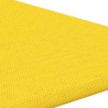 Pannelli Murali 12 pz Giallo chiaro 30x30 cm Tessuto 0,54 m²