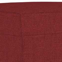 Panca Rosso Vino 100x35x41 cm in Tessuto