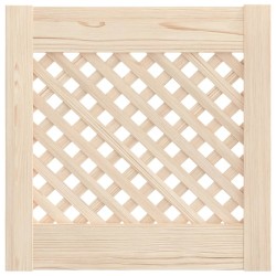 Ante con Design a Reticolo 2 pz 39,5x39,5 cm in Legno di Pino