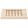 Ante con Design a Reticolo 2 pz 39,5x39,5 cm in Legno di Pino