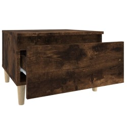 vidaXL Tavolino da Salotto Rovere Fumo 50x46x35cm in Legno ingegnerizzato