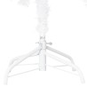 Albero di Natale Preilluminato con Palline Bianco 240 cm PVC