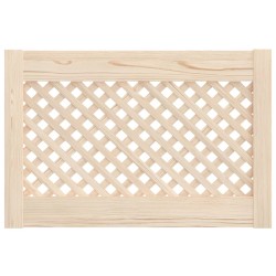 Ante con Design a Reticolo 2 pz 49,5x39,5 cm in Legno di Pino