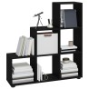 vidaXL Libreria a Scala Nera 107 cm in Legno ingegnerizzato