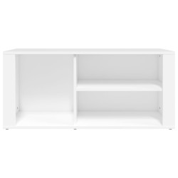 vidaXL Scarpiera bianco 100x35x45 cm in Legno ingegnerizzato