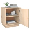 vidaXL Comodini Grigio 2 pz 40x34x45 cm in Legno Massello di Pino