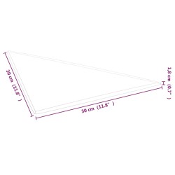 Pannelli Murali 12 pz Marrone 30x30 cm Tessuto 0,54 m²