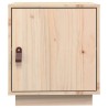 vidaXL Comodini Grigio 2 pz 40x34x45 cm in Legno Massello di Pino