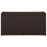 vidaXL Baule per Cuscini Marrone 86x40x42 cm 85 L