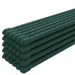 Supporti per Piante da Giardino 30 pz Verde 150 cm Acciaio