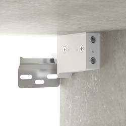 vidaXL Comodino a Muro Grigio Cemento 50x36x40 cm