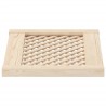 Ante con Design a Reticolo 2 pz 49,5x39,5 cm in Legno di Pino