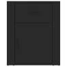 vidaXL Comodino Nero 50x36x60 cm in Legno ingegnerizzato